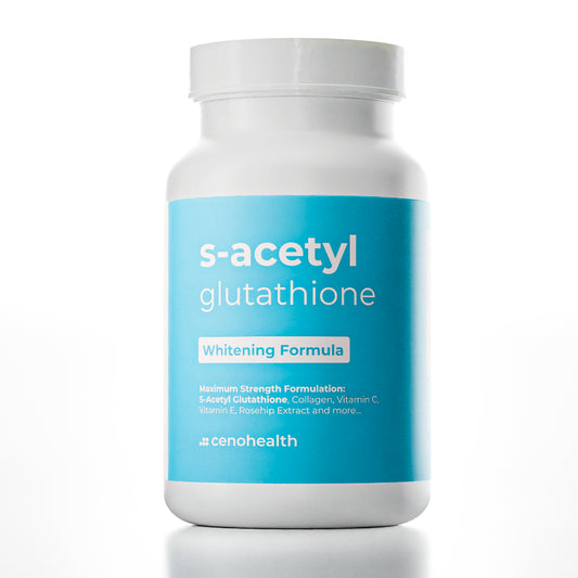 CENO S-Acetyl Glutathione | Whitening Capsule Supplement | 1 MONTH SUPPLY S ACETYL CENOHEALTH
