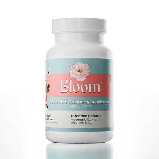 BLOOM - Cranberry Probiotics for Vaginal Odor, Dryness and UTI Defense