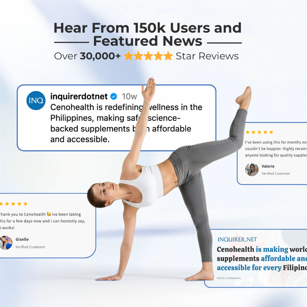 Cenohealth Collagen Gummies – For Glowing Skin, Anti-Wrinkle, Hair & Nail Growth | Sugar-Free | 60s