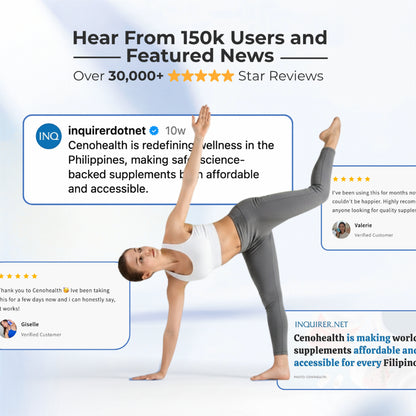 Cenohealth Collagen Gummies – For Glowing Skin, Anti-Wrinkle, Hair & Nail Growth | Sugar-Free | 60s
